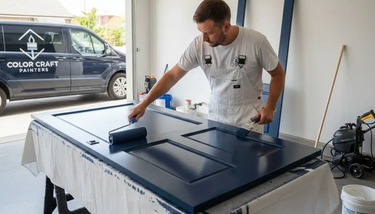 Professional door painting and refinishing in Escondido, CA for sun‑resistant, long‑lasting curb appeal