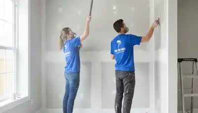 Professional drywall repair and wall restoration in Escondido, CA home by local painting experts