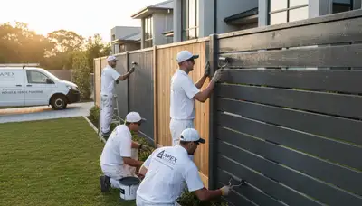 Professional fence painting service in Escondido, CA by expert residential painters