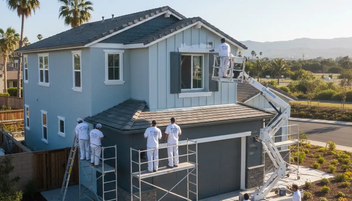 Professional house painting service in Escondido, CA for interior and exterior homes