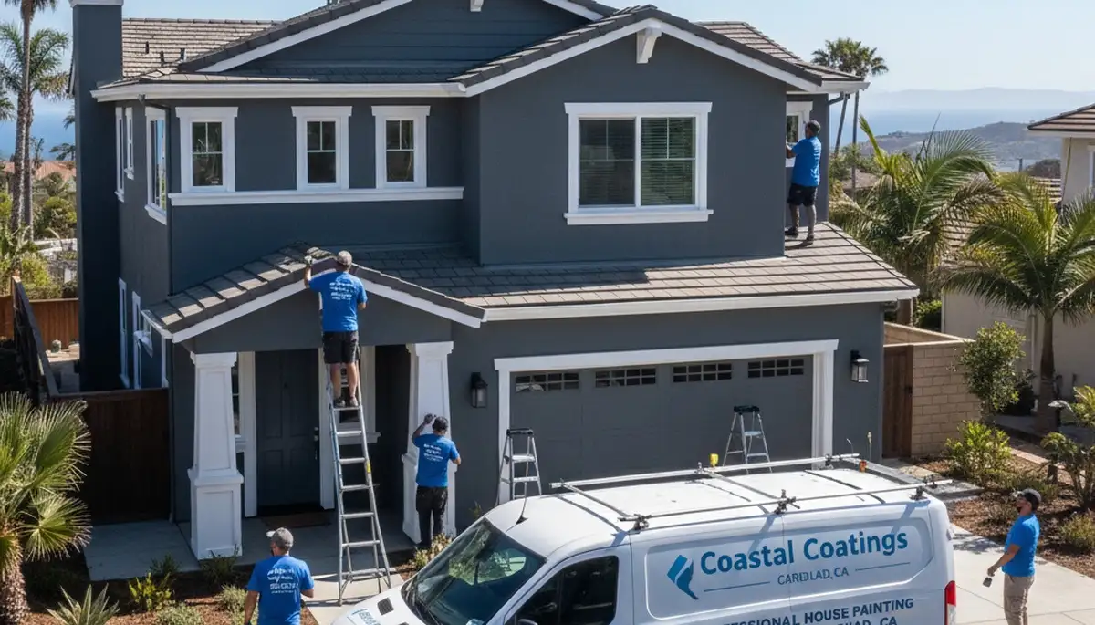 House painting services in Escondido, CA by painterescondidoca.com for residential exterior and interior projects