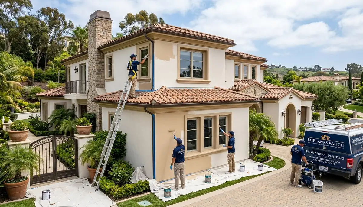Professional house painters in Escondido CA providing expert exterior and interior painting services