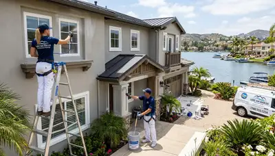 Professional house painters in Escondido CA providing expert exterior and interior painting services