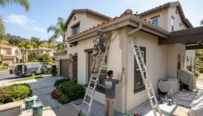 Professional house painters in Escondido, CA enhancing home exteriors with expert painting services