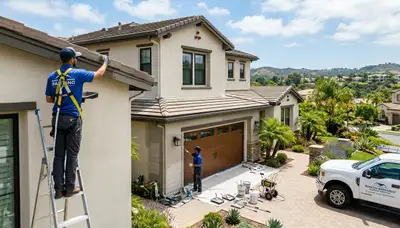 Professional house painters in Escondido CA providing expert exterior and interior painting services