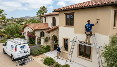 Professional house painting service in Escondido, CA by expert residential painters