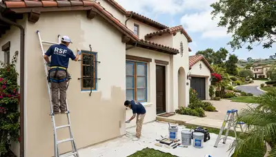 Professional house painting service in Escondido, CA enhancing home exterior curb appeal