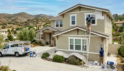 Professional house painters in Escondido CA providing expert residential exterior painting services