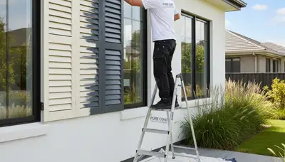 Professional painters providing shutter painting for homes in Escondido, CA